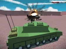 Elicottero e carro armato combattono nel multigiocatore Desert Storm