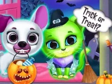 Salone per animali domestici di Halloween rifacimento spaventoso