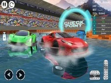 Corse di acrobazie in auto sull'acqua 2019 Giochi di acrobazie in auto 3D